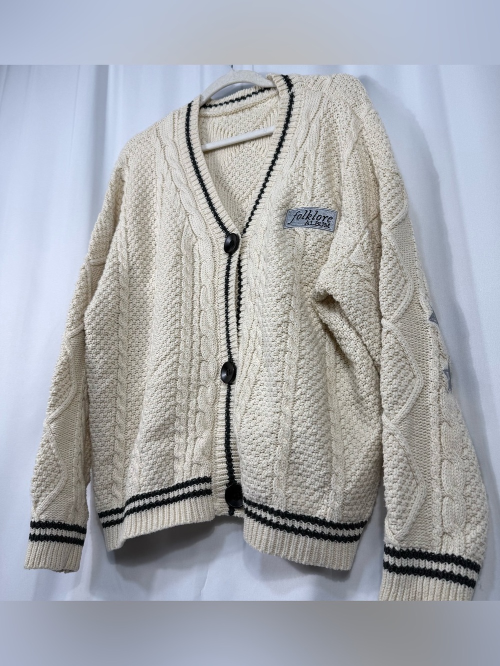 Taylor Swift The Cardigan Original 2020 Authentic Folklore Patch size M/L